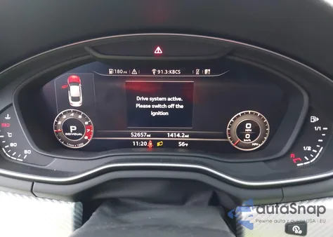 2019 Audi Rs 5 2.9T z USA, uszkodzony, nr VIN WUACWCF5XKA903742